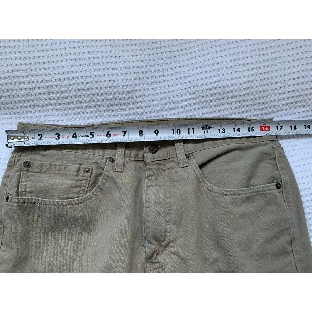 Levi's Tan 505 Straight Leg Jeans - Men's Size W34‎ L30